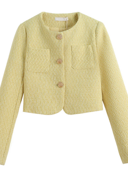 Importé - Veste Blazer Femme Slim Fit Tendance