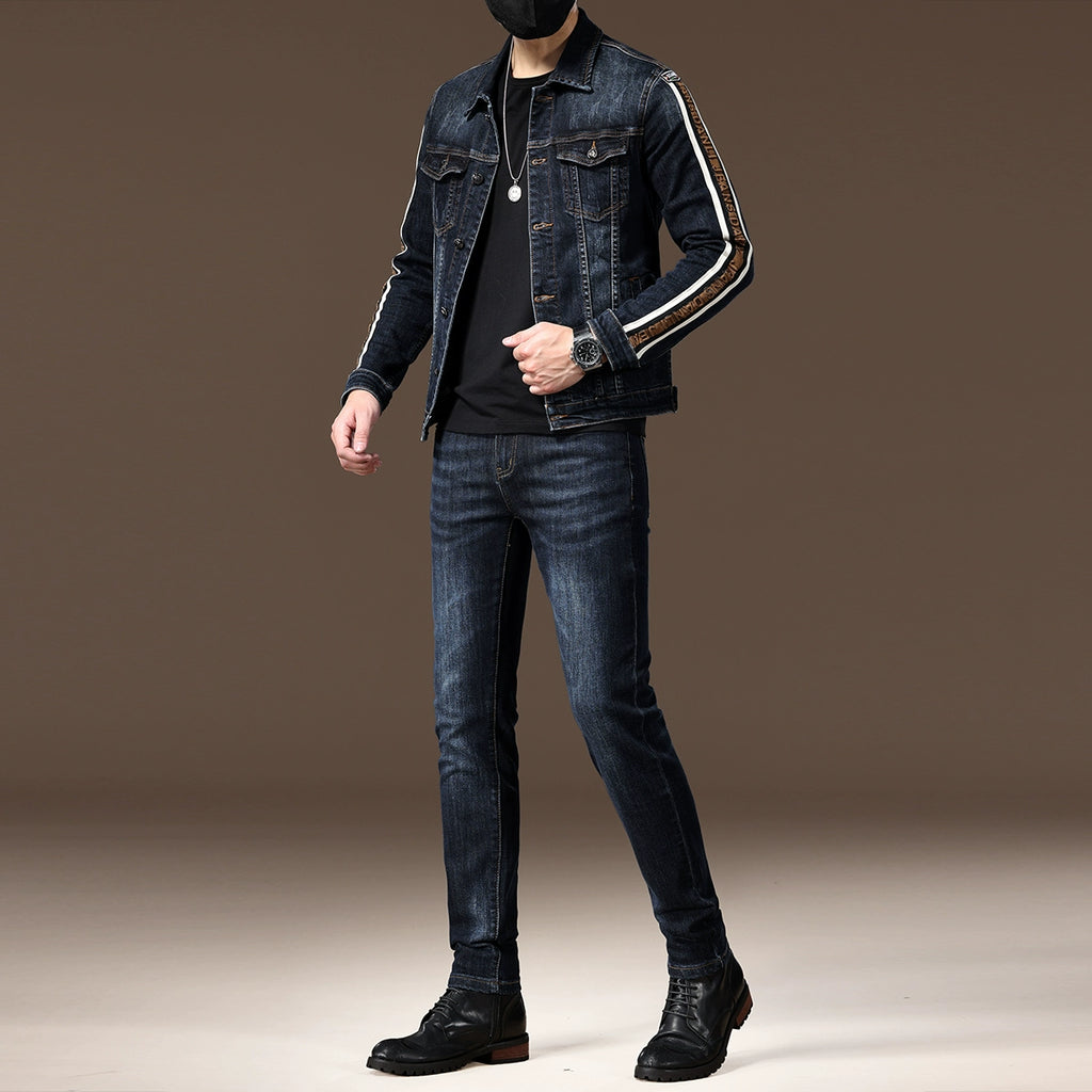 Importé - Ensemble Jacket Homme En Stretch Slim Fit
