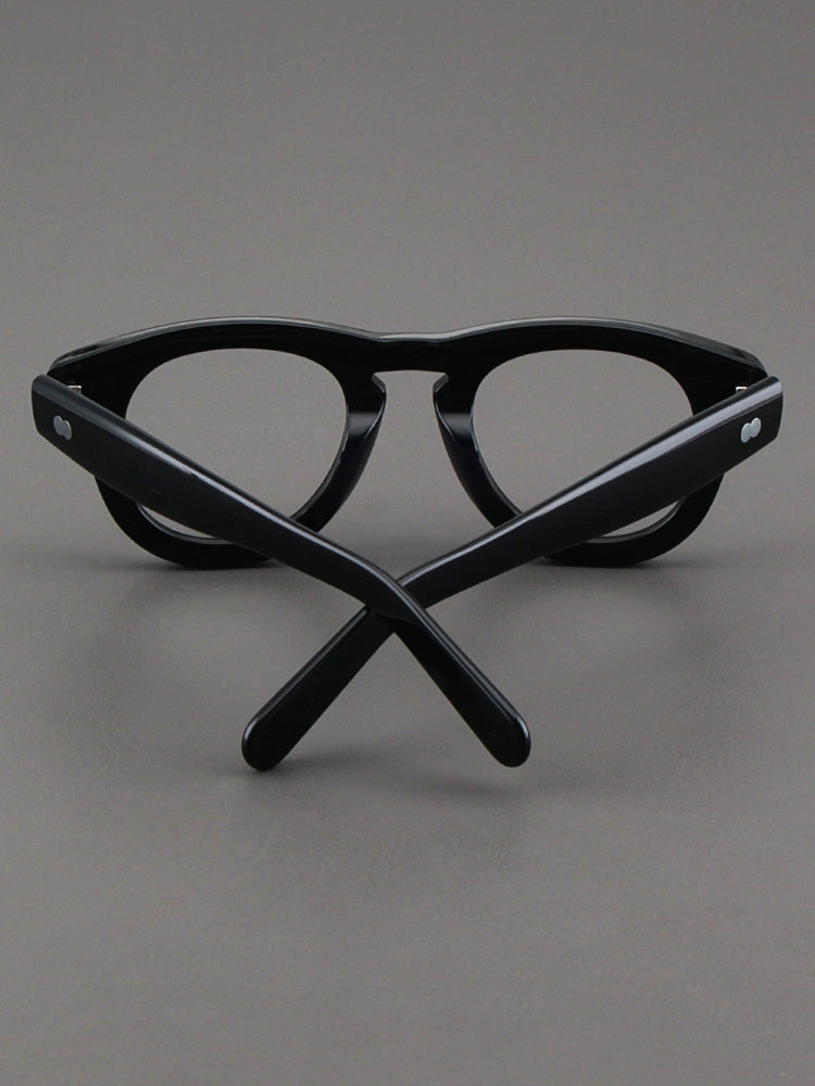 Importé – Monture Large Rétro Lunettes Mixtes
