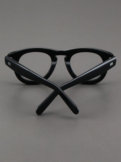 Importé – Monture Large Rétro Lunettes Mixtes