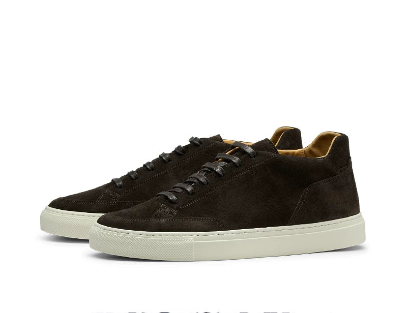 Importé - Chaussure Homme Sport Sneakers En Cuir Daim