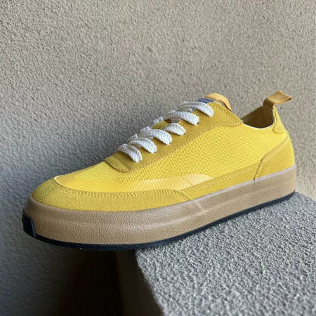 Importé - Chaussure Homme Sneakers Compensé Cuir Maille