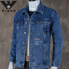 Importé - Jacket Jean En Coton Homme A Manches Longues Ample