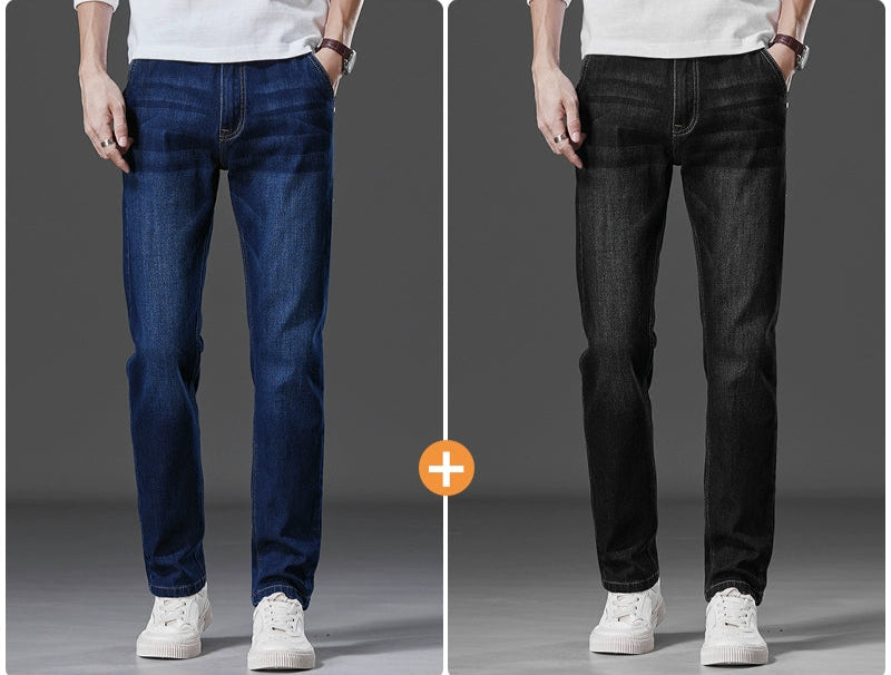 Importé - Lot 2x Pantalons Jean Coton Homme Stretch