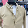 Importé - Chemise Homme Manches Longues 100% Coton