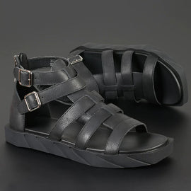 Importé - Chaussure Mixtes Sandales Lanières Montantes