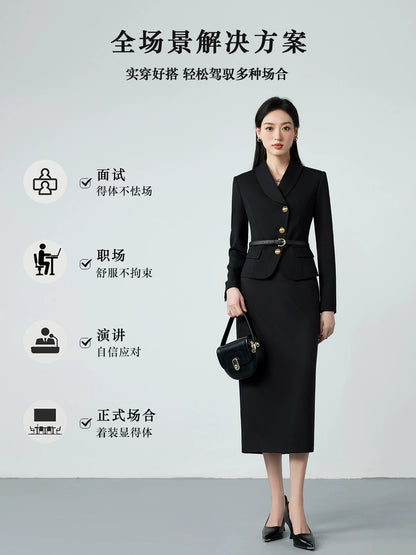 Importé - Ensemble Tailleur Femme 2-3 Pièces Slim Fit Premium