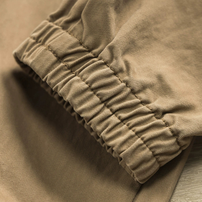 Importé - Pantalon Homme Décontracté Rétro En Pur Coton