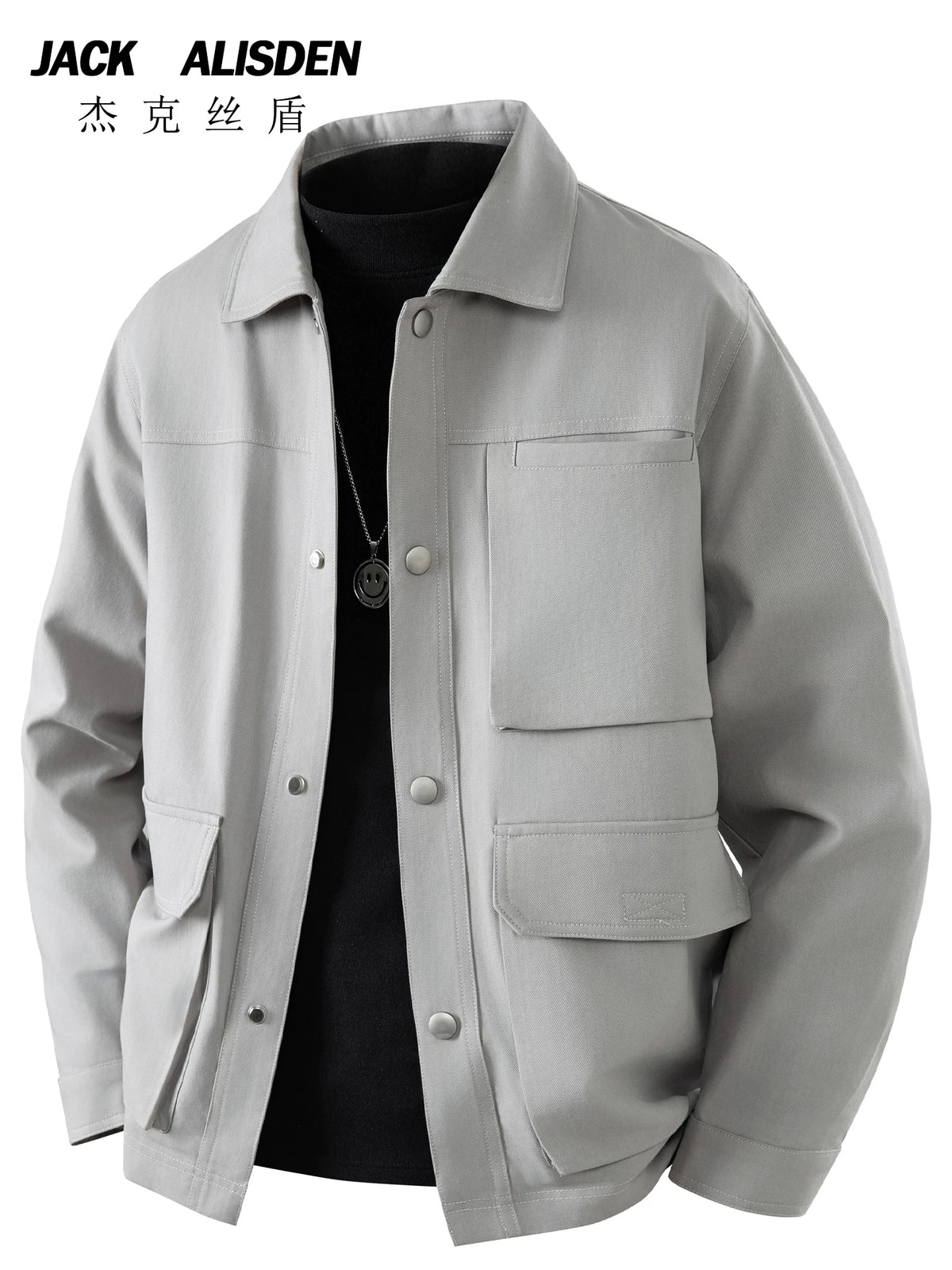 Importé - Veste Homme Sur-Chemise Décontracté Col Revers
