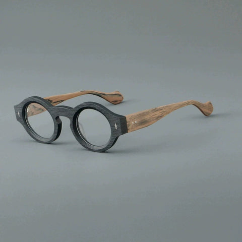 Importé – Monture Ronde Et Robuste Style Rétro Lunettes Mixte