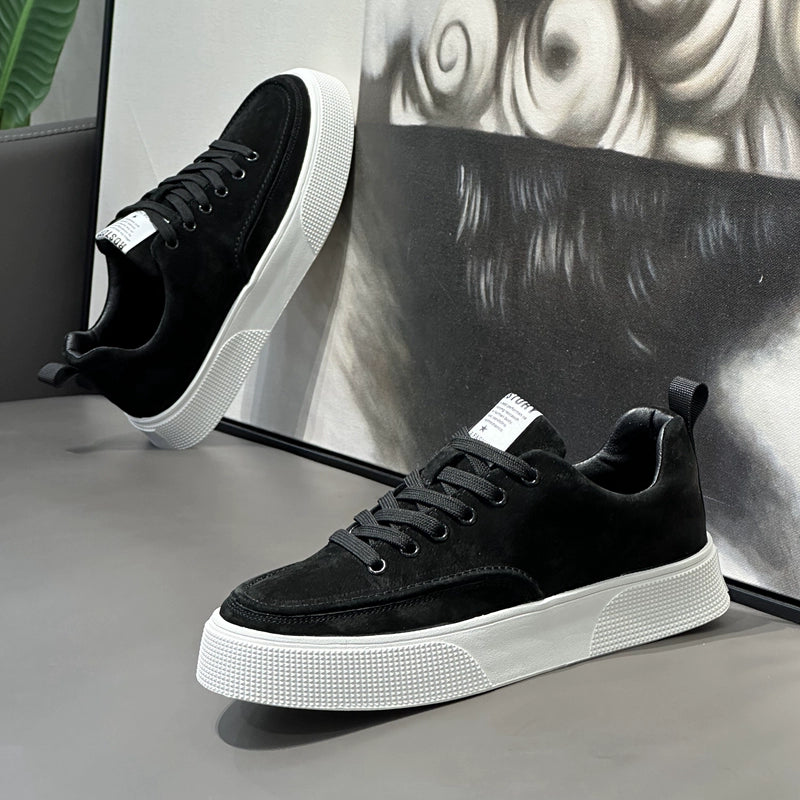 Importé - Chaussure Homme Cuir Nubuck Baskets Sport