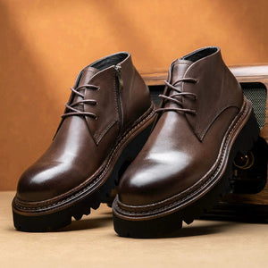 Importé - Chaussure Homme Bottes courtes Avec Fermeture Eclair En Cuir