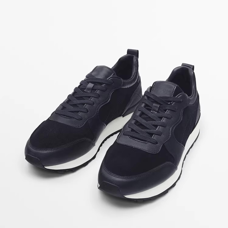 SOLDÉ - Sneaker Britannique Cuir Véritable RESTE 1