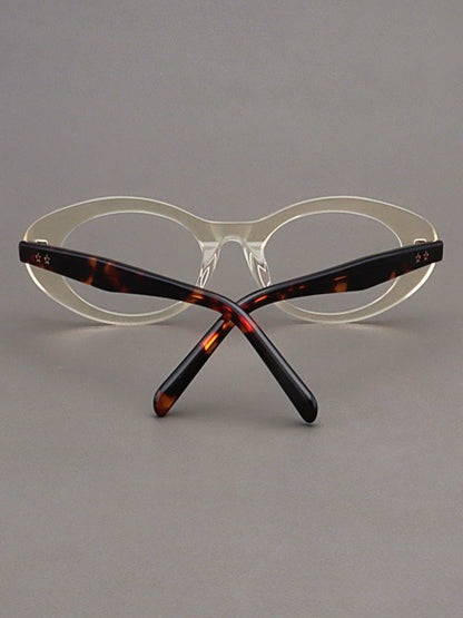 Importé – Monture Lunettes Mixte Ovales Style Rétro