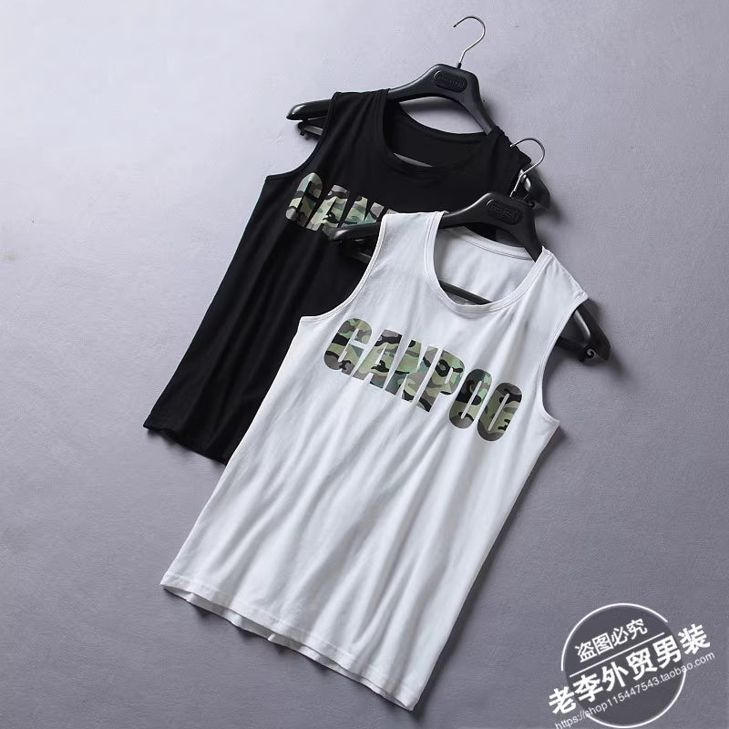 Importé - T-Shirt Gilet Spot Décontracté En Coton