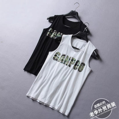 Importé - T-Shirt Gilet Spot Décontracté En Coton