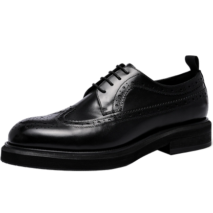 Importé - Mocassin Homme Cuir Richelieu Britannique Semelle Large