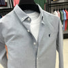Importé - Chemise Homme Manches Longues 100% Coton
