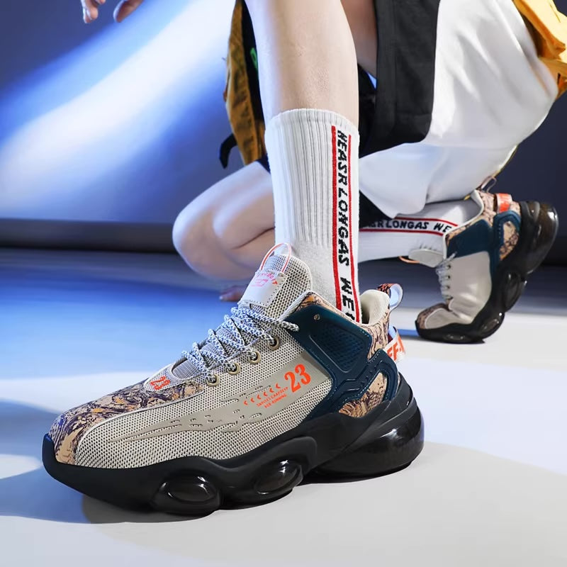 Importé - Chaussure Homme Sport Baskets Montantes Confortables