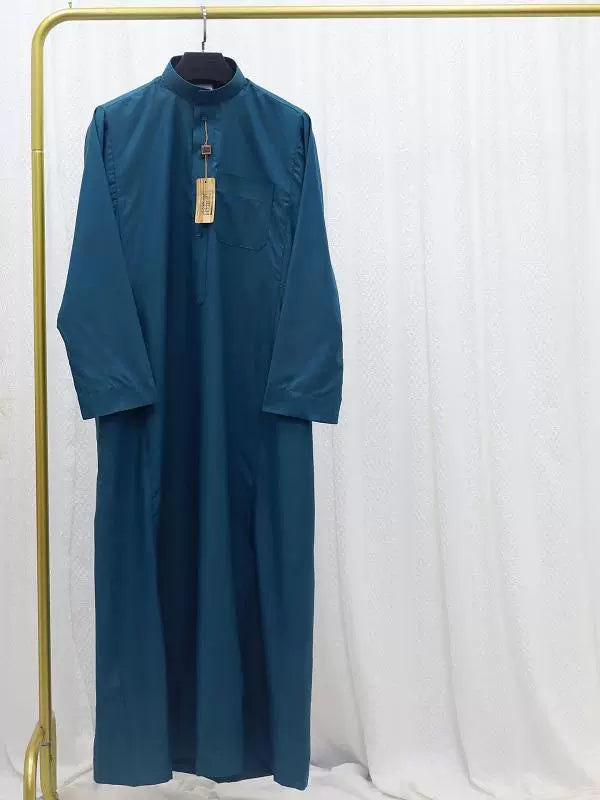 Importé - Boubou Homme Qamis Saoudien Décontracté Manches Longues