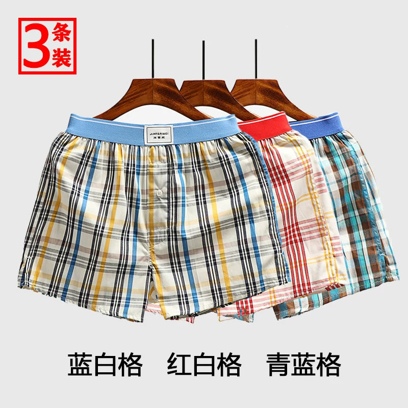 Importé - Lot x3 Culottes Homme Pur Coton