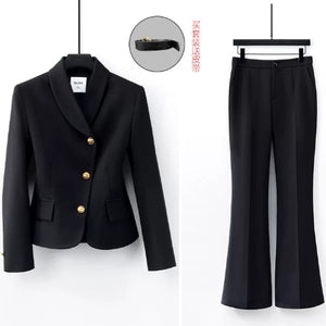 Importé - Ensemble Costume Tailleur Femme 2-3 Pièces Slim Fit