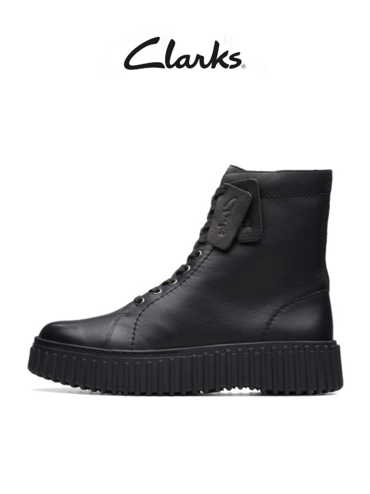 Importé - Chaussure Montante Cuir Femme Clarks Martin Bottes