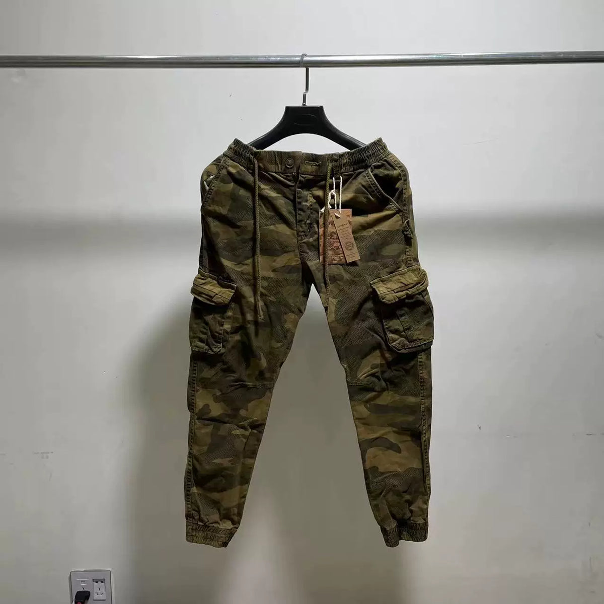 Importé - Pantalon Cargo Homme Motif Camouflag En Coton