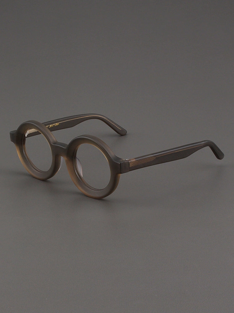 Importé – Monture Large Lunettes Rétro Mixte