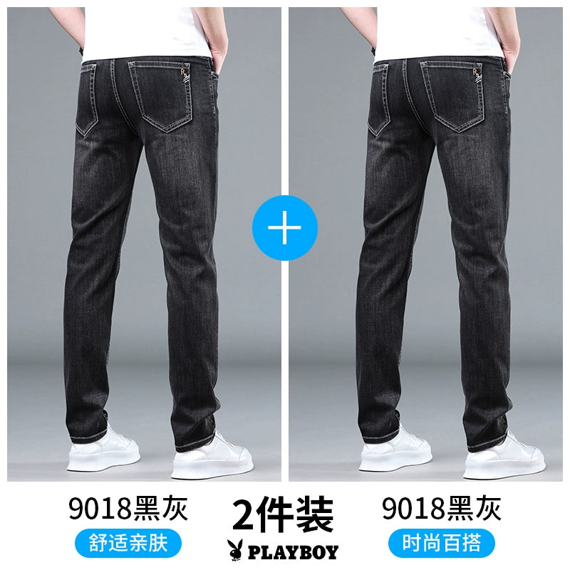 Importé - Playboy Pantalon Slim Fit Homme Jean Stretch