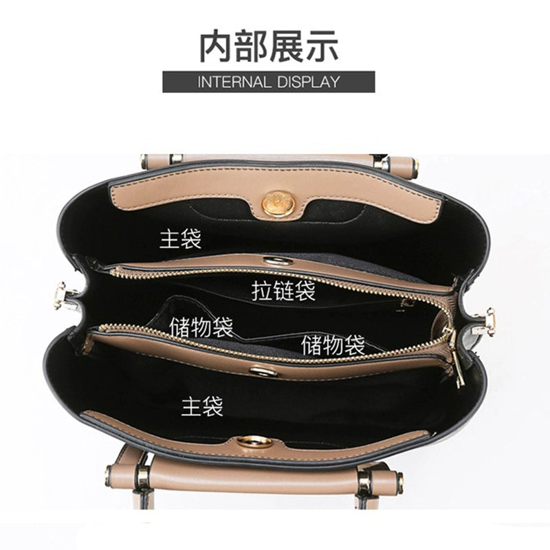 Importé - Sac À Mains Cuir Grande Capacité Tendance Femme