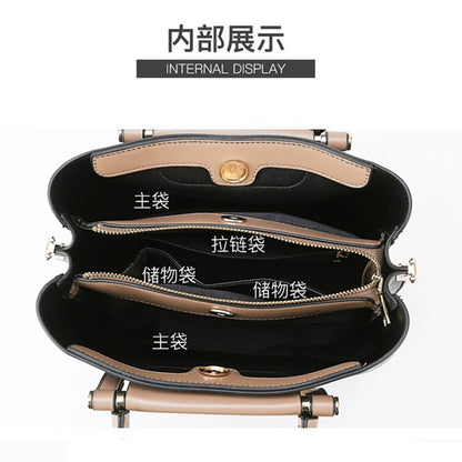 Importé - Sac À Mains Cuir Grande Capacité Tendance Femme