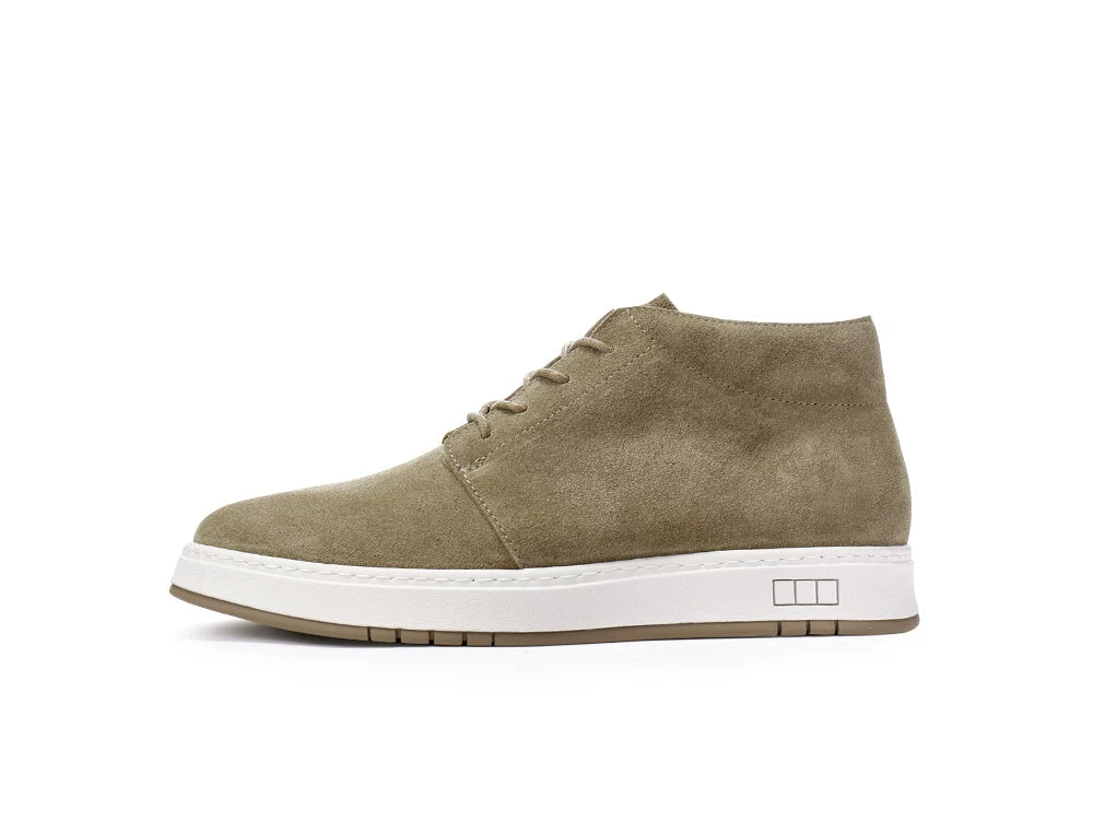 Importé - Chaussure Homme Sport Montantes Style Rétro En Cuir