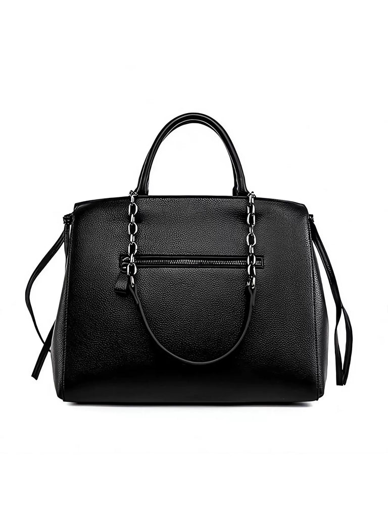 Importé - Sac À Bandoulière Tendance Femme En Cuir Véritable grande capacité