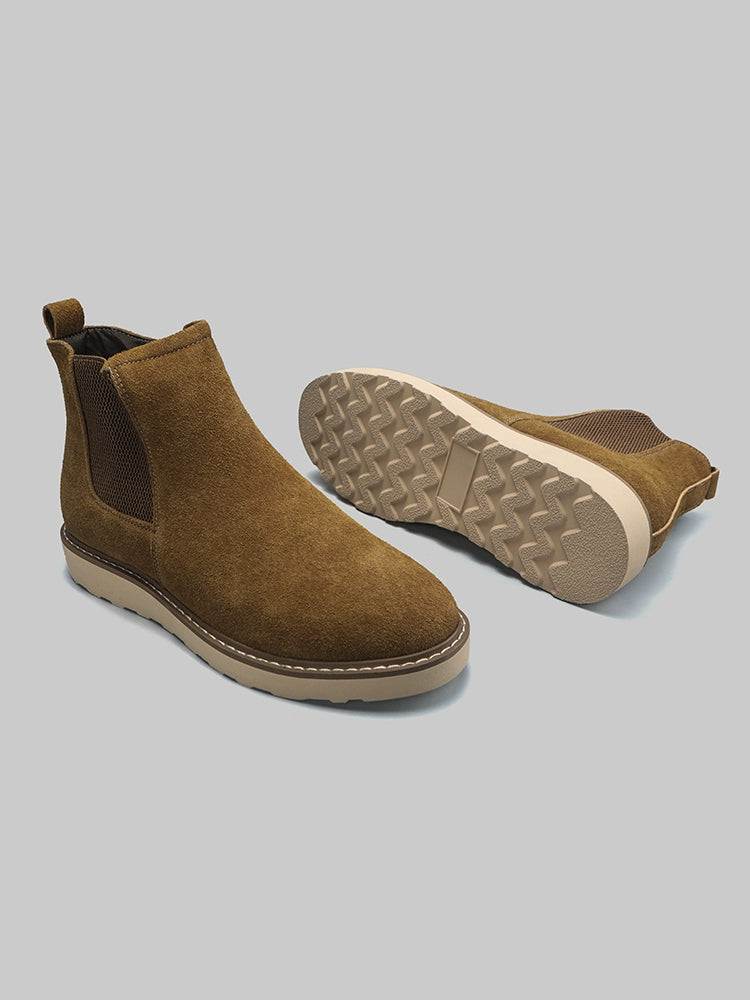 Importé - Chaussure Homme Bottes Chelsea Style Rétro 100% Cuir