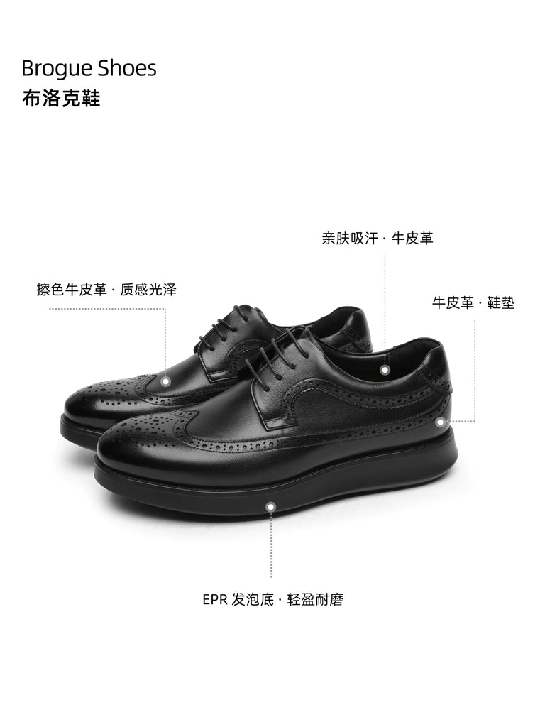 Importé - Chaussure Homme  Cuir Style Britannique