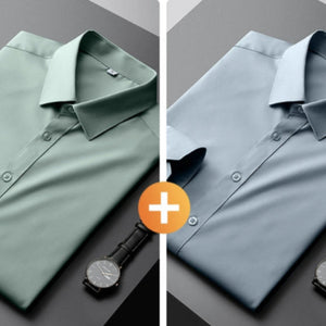 Importé - Pack 2x Chemises Soie Playboy Homme Manches Longues