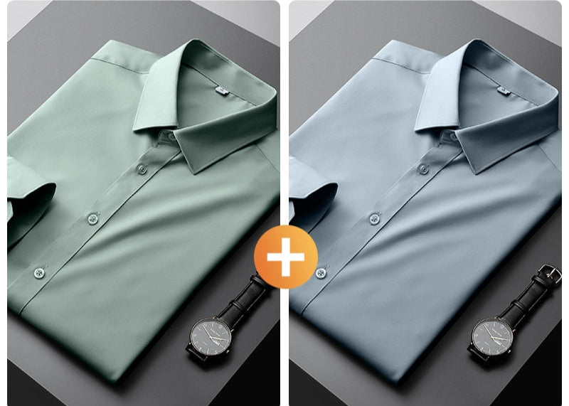 Importé - Pack de 2 Chemise Playboy Homme Manches Longues