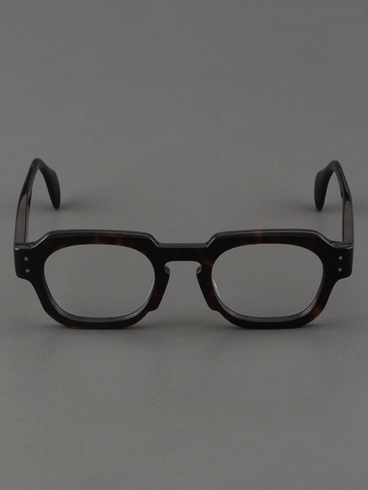 Importé – Monture Large Lunettes Rétro Mixte