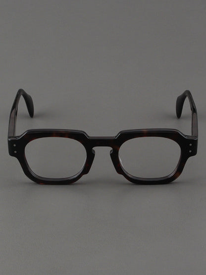Importé – Monture Large Lunettes Rétro Mixte