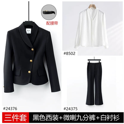 Importé - Ensemble Tailleur Femme 2-3 Pièces Slim Fit Premium