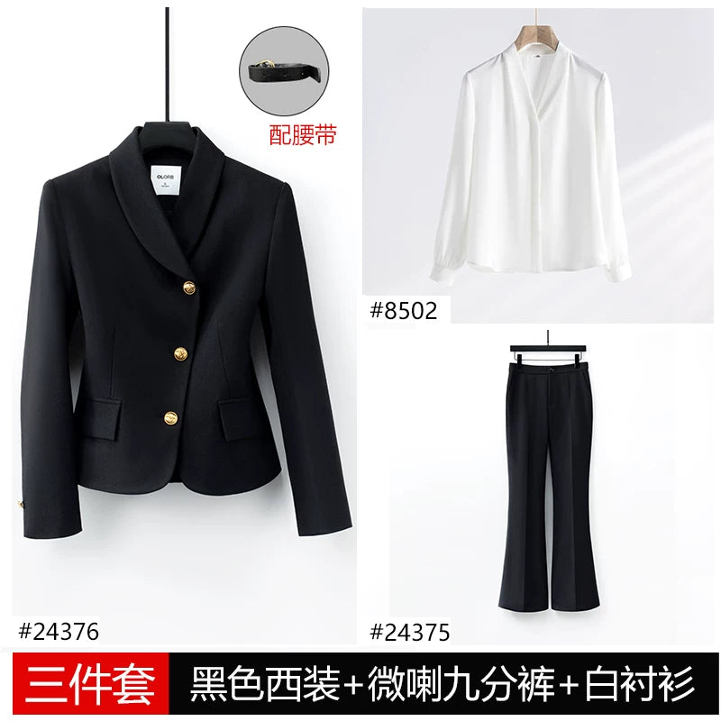 Importé - Ensemble Tailleur Femme 2-3 Pièces Slim Fit Premium