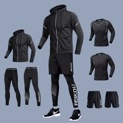 Importé - Ensemble jogging Fitness Sport Homme 5-7 Pièces