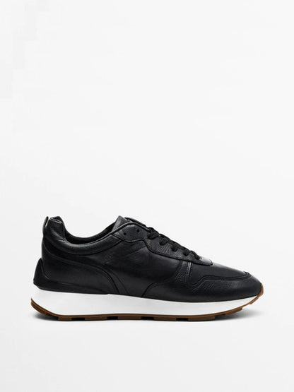 Importé - Chaussure Sneakers Homme Cuir véritable