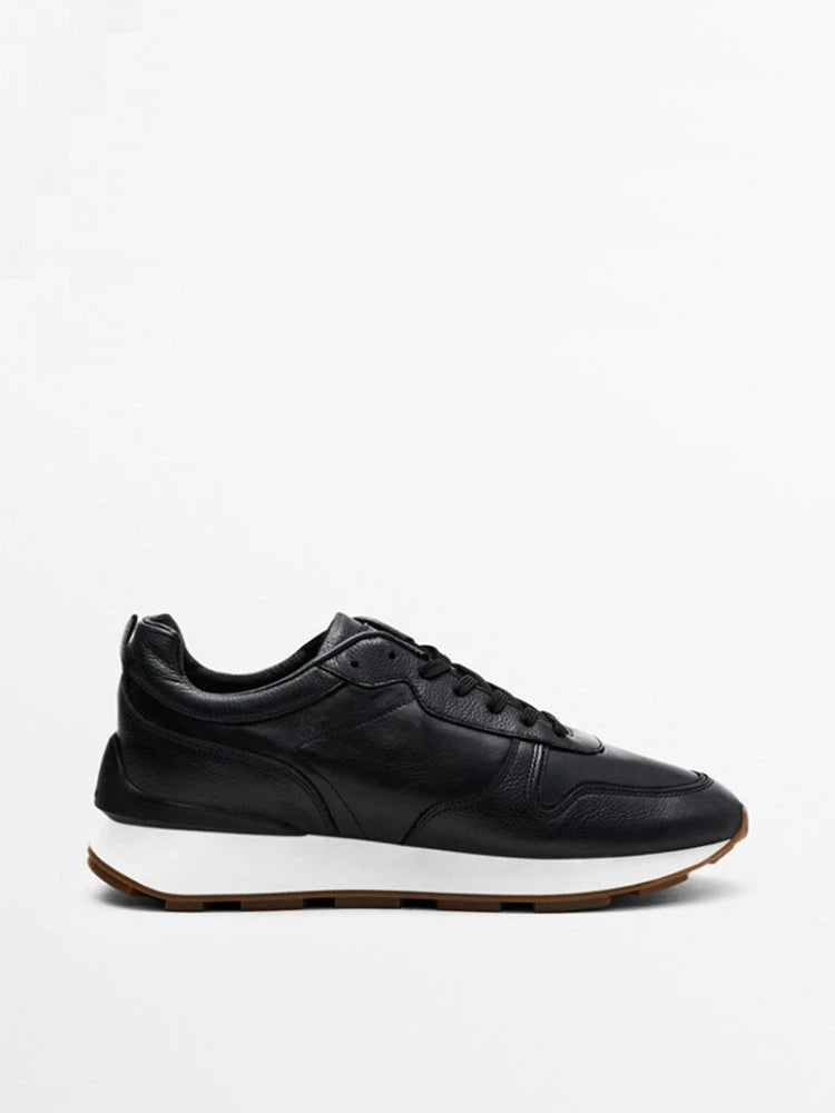 Importé - Chaussure Homme Basket Sport Confort 100%en cuir