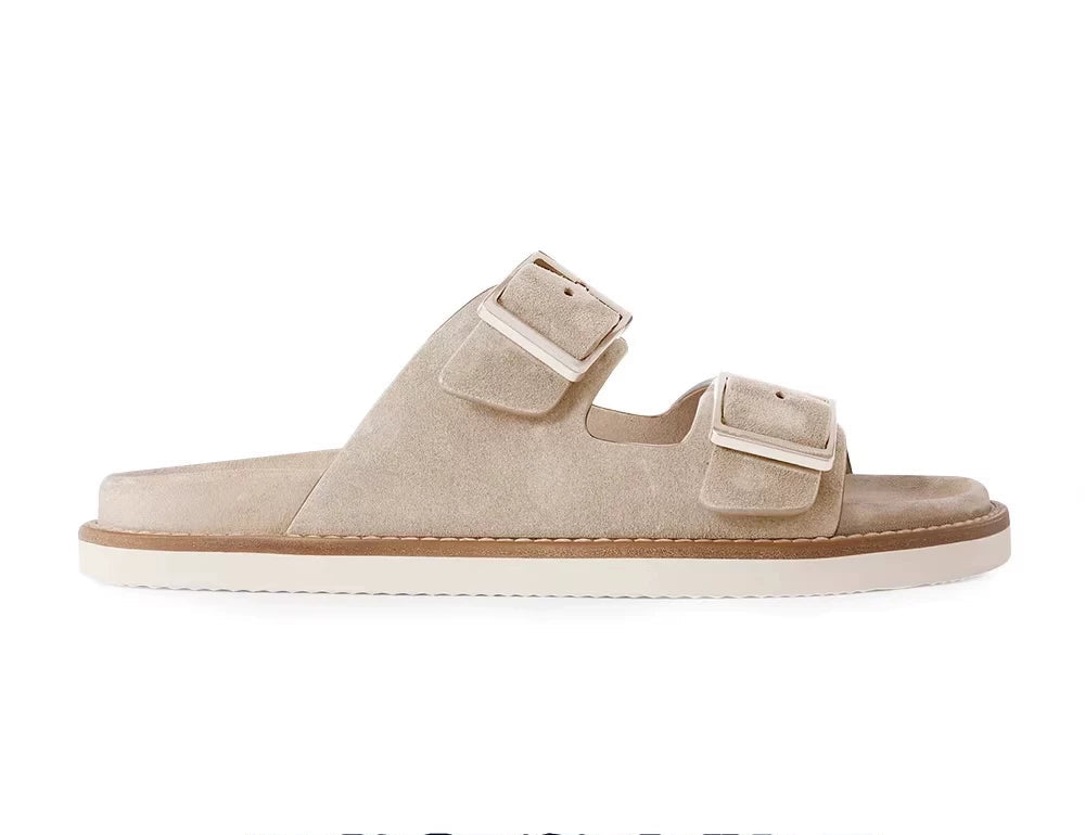 Importé - Chaussure Sandales Décontractées En Cuir