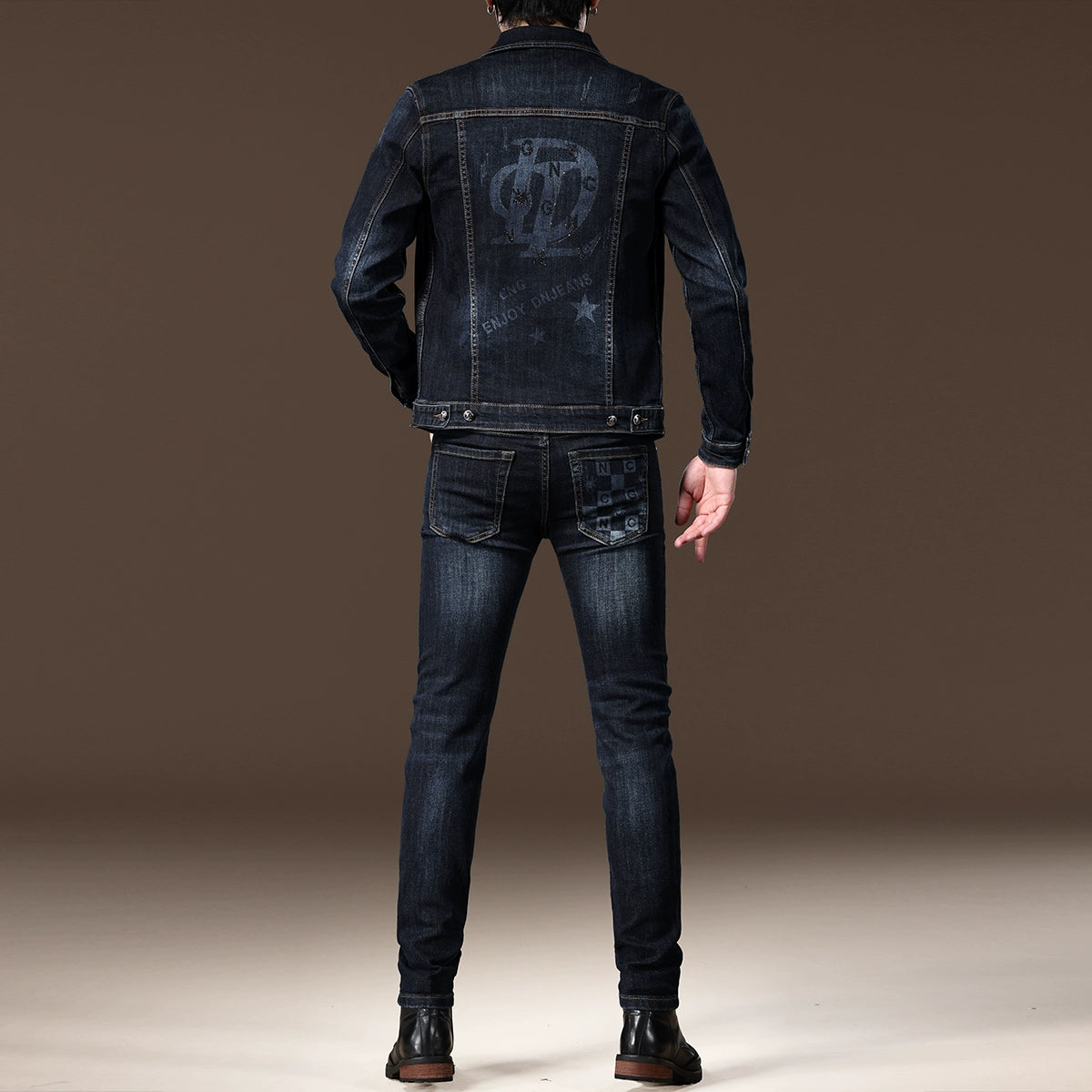 Importé - Ensemble Jacket Homme Slim Tendance