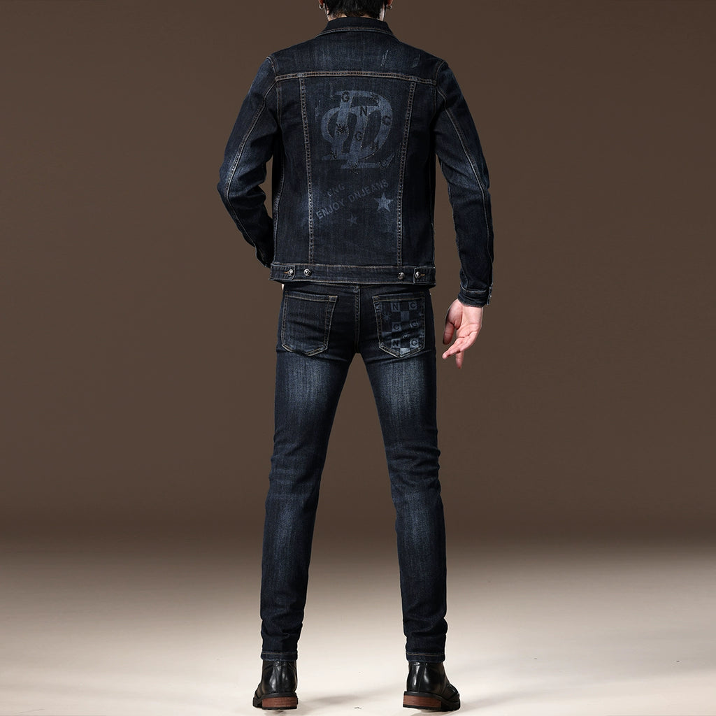 Importé - Ensemble Jacket Homme Slim Tendance