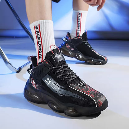 Importé - Chaussure Homme Sport Baskets Montantes Confortables