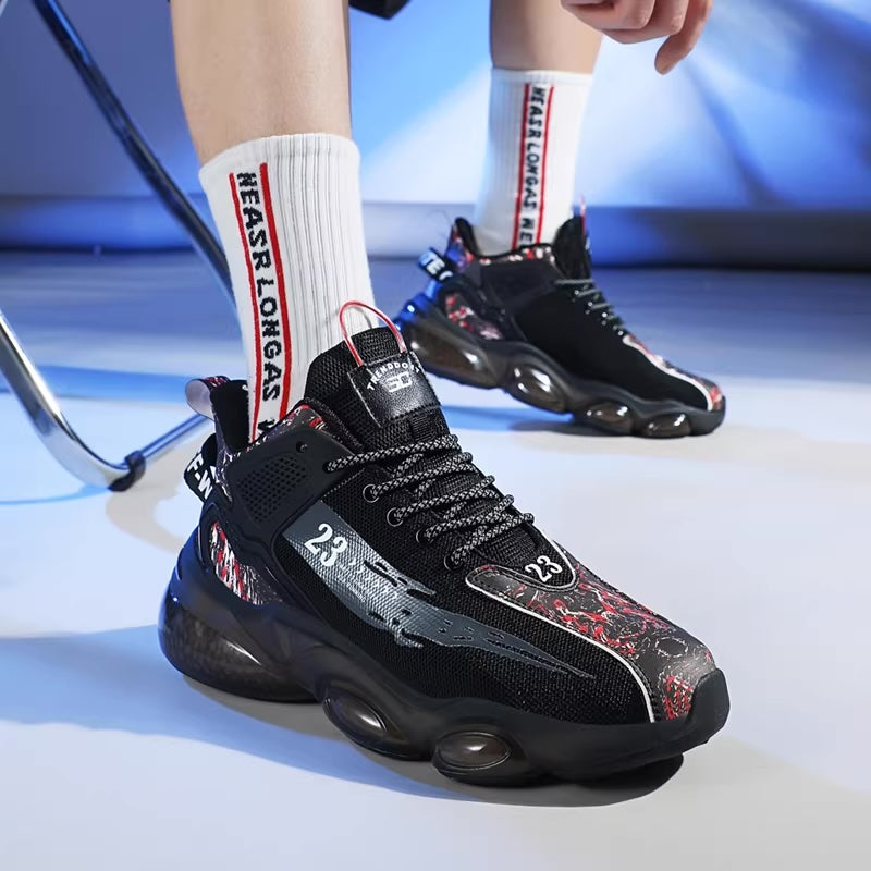 Importé - Chaussure Homme Sport Baskets Montantes Confortables